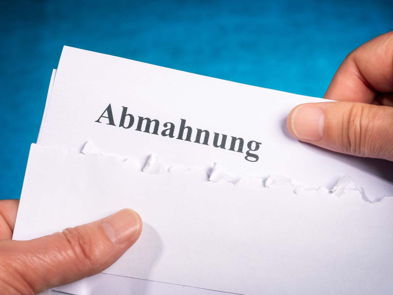 Abmahnung