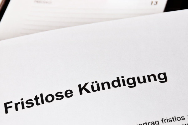 Fristlose Kündigung