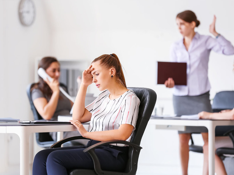 Unglücklich im Job