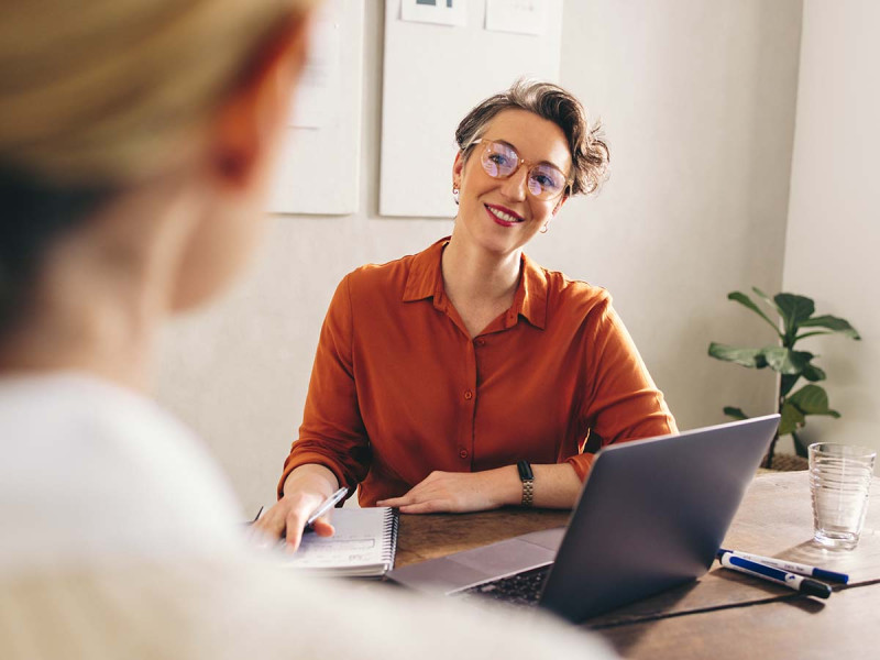 Vorstellungsgespräch im Büromanagement