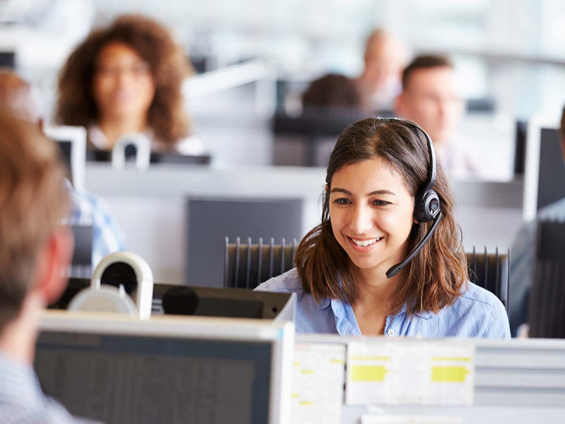 Vorstellungsgespräch im Call-Center