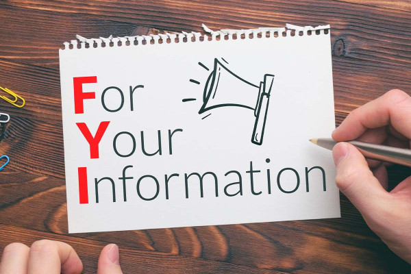 Abkürzung: FYI
