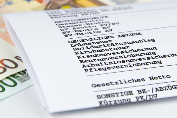 Gehaltsnachweis